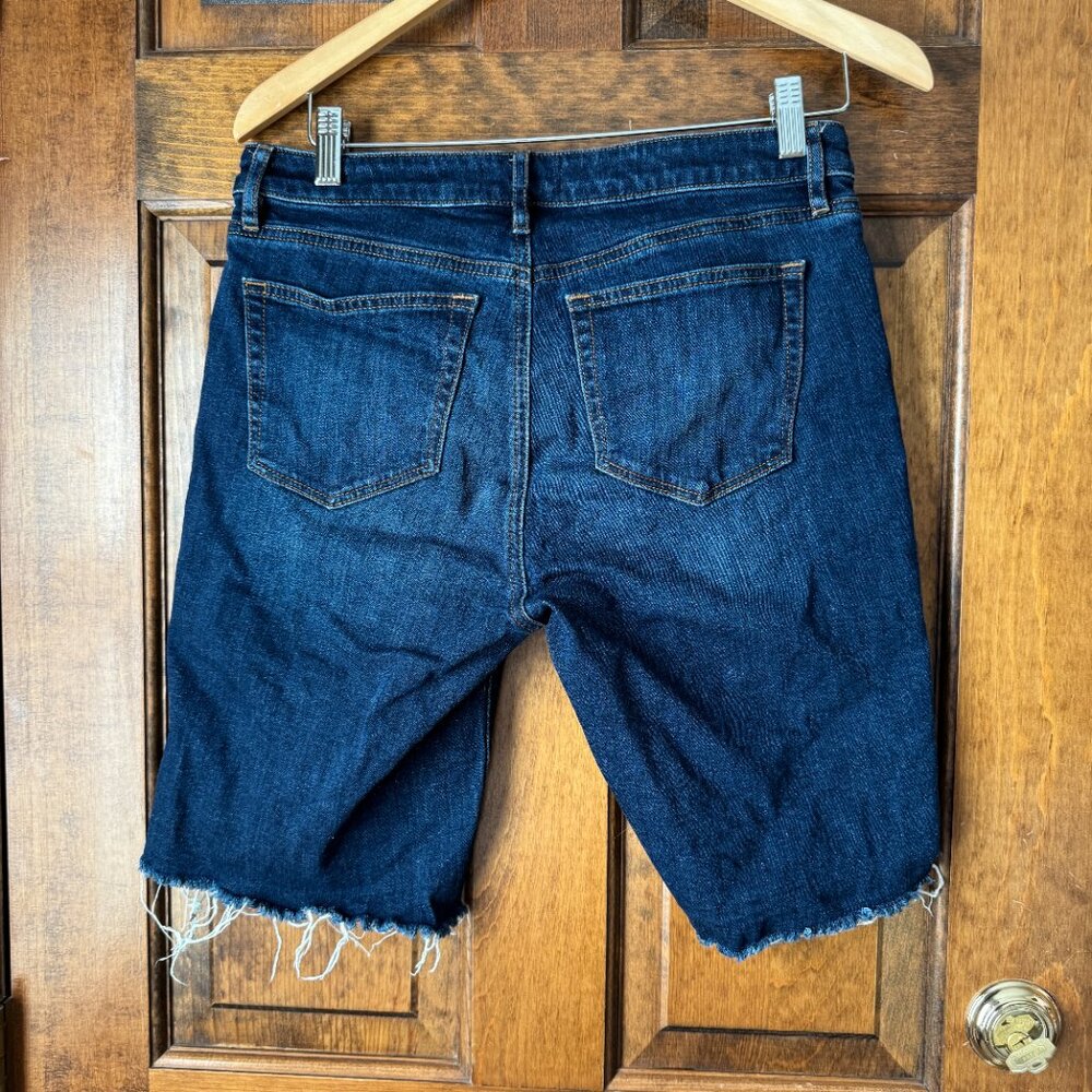 LOFT Dark Rinse 5-Pocket Denim Capris Size 27/4 - Picture 9 of 11